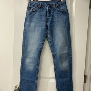 501 Levi's Blue Straight Jeans